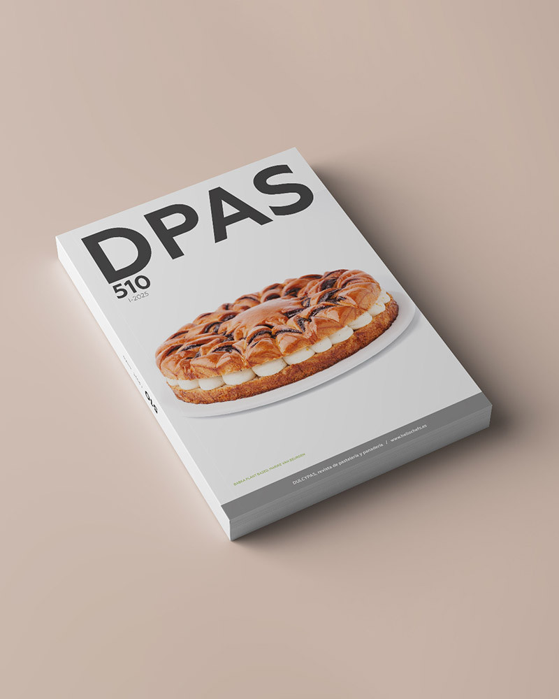 Revista Dulcypas 510. Revista de Alta pastelería. Recetas pasteleria. Pasteleria vegana