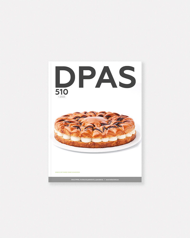 Revista Dulcypas 510. Revista de Alta pastelería. Recetas pasteleria. Pasteleria vegana
