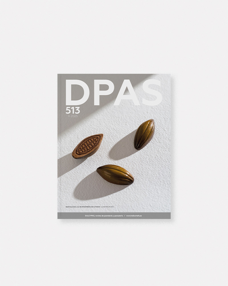 Dulcypas Magazine 513 Recipe of the Best Artisan Bonbon of Spain 2025. High-end pastry magazine with exclusive pastry recipes.