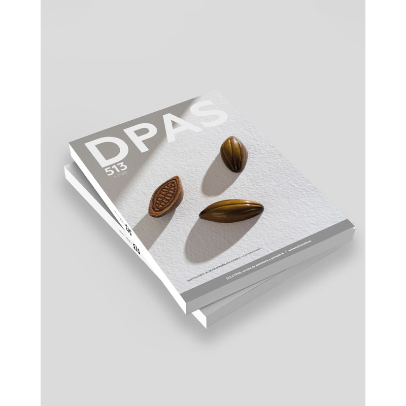 Dulcypas Magazine 513 Recipe of the Best Artisan Bonbon of Spain 2025. High-end pastry magazine with exclusive pastry recipes.