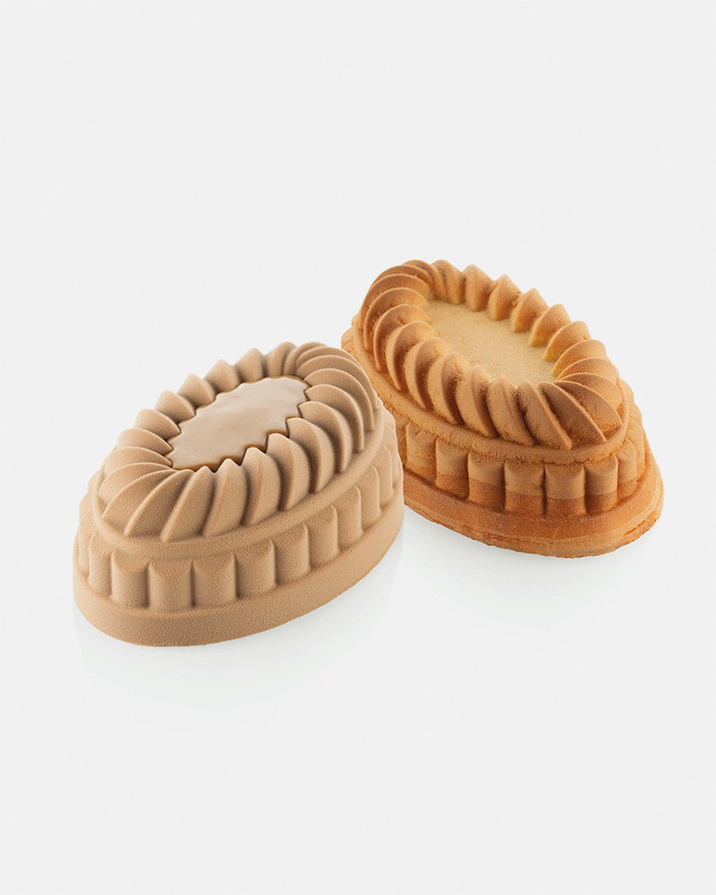 Silicone Pastry Mold Pleincoeur Oval 665 - Silikomart
