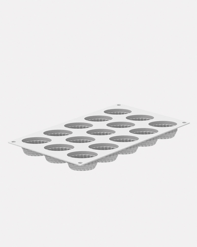 Silicone Pastry Mold Pleincoeur Oval 28 - Silikomart