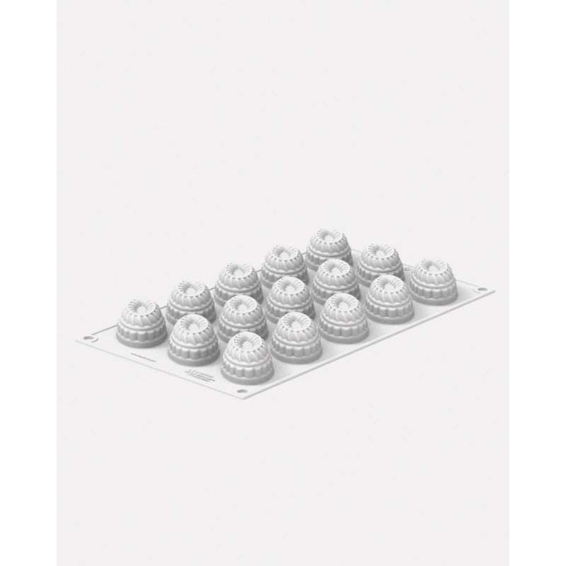 Silicone Pastry Mold Pleincoeur Oval 28 - Silikomart