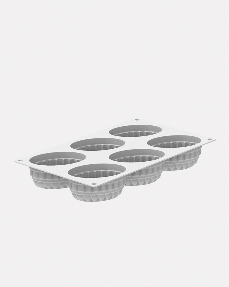 Silicone Pastry Mold Pleincoeur Oval 145 - Silikomart