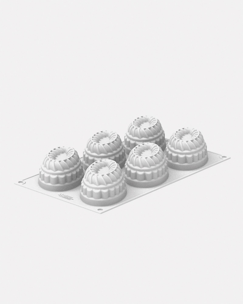 Silicone Pastry Mold Pleincoeur Oval 145 - Silikomart