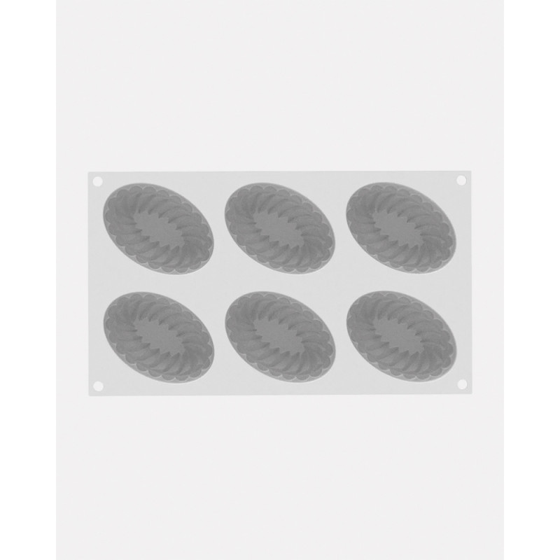 Silicone Pastry Mold Pleincoeur Oval 145 - Silikomart