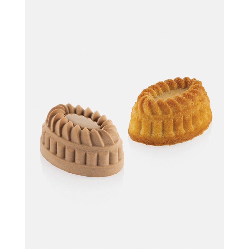 Silicone Pastry Mold Pleincoeur Oval 145 - Silikomart