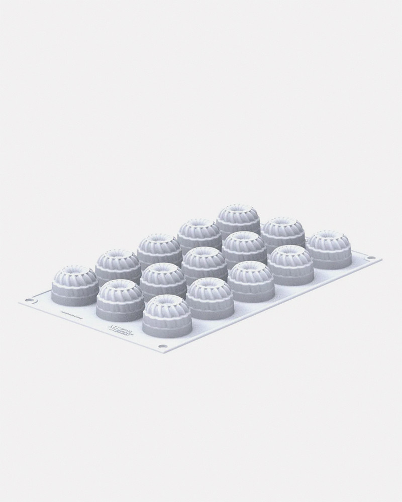 Silicone Pastry Mold Pleincoeur Round 27 - Silikomart
