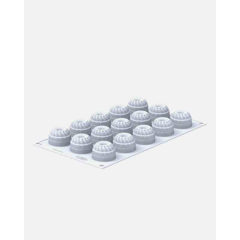 Silicone Pastry Mold Pleincoeur Round 27 - Silikomart