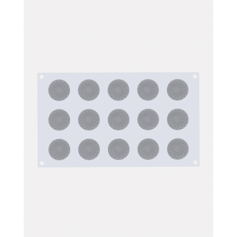 Silicone Pastry Mold Pleincoeur Round 27 - Silikomart