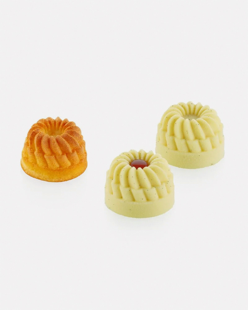 Silicone Pastry Mold Pleincoeur Round 27 - Silikomart