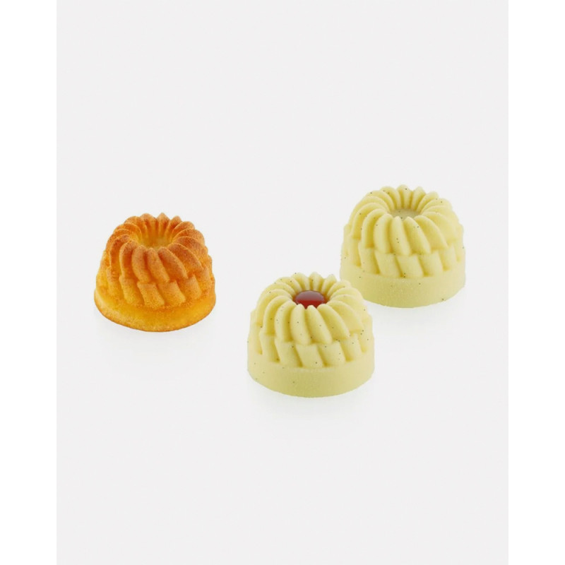 Silicone Pastry Mold Pleincoeur Round 27 - Silikomart