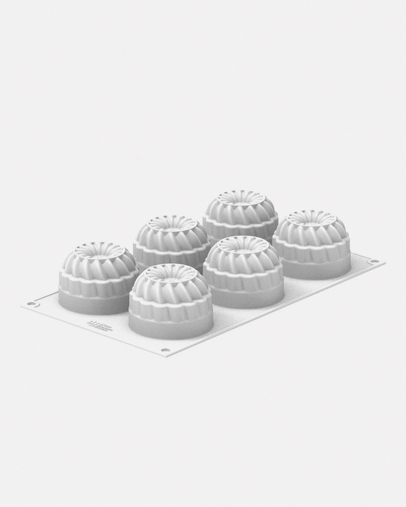 Silicone Pastry Mold Pleincoeur Round 142 - Silikomart