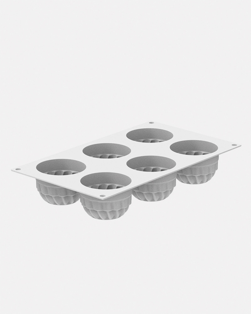 Silicone Pastry Mold Pleincoeur Round 142 - Silikomart