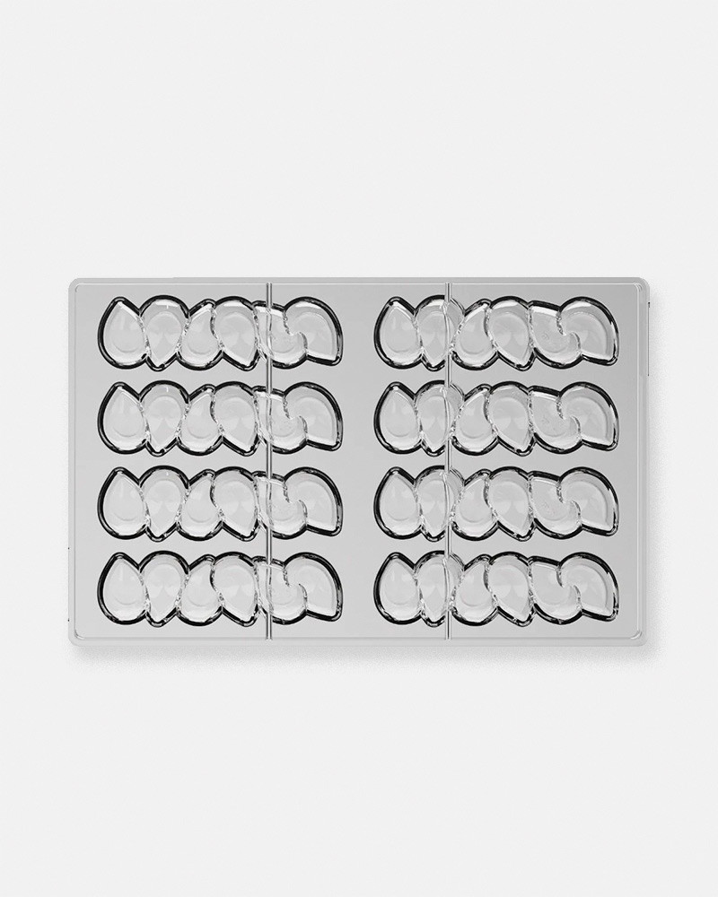 Mold Aurora - Florent Margaillan and Silikomart. Pastry Mold for pralines, snack bars and chocolate bars
