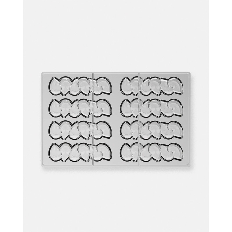 Mold Aurora - Florent Margaillan and Silikomart. Pastry Mold for pralines, snack bars and chocolate bars