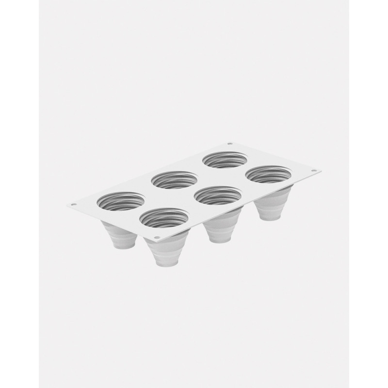 Professional silicone mould for creating Mont Blanc-style cakes