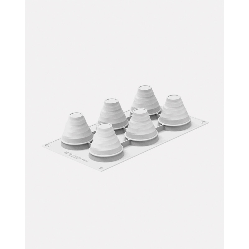 Professional silicone mould for creating Mont Blanc-style cakes