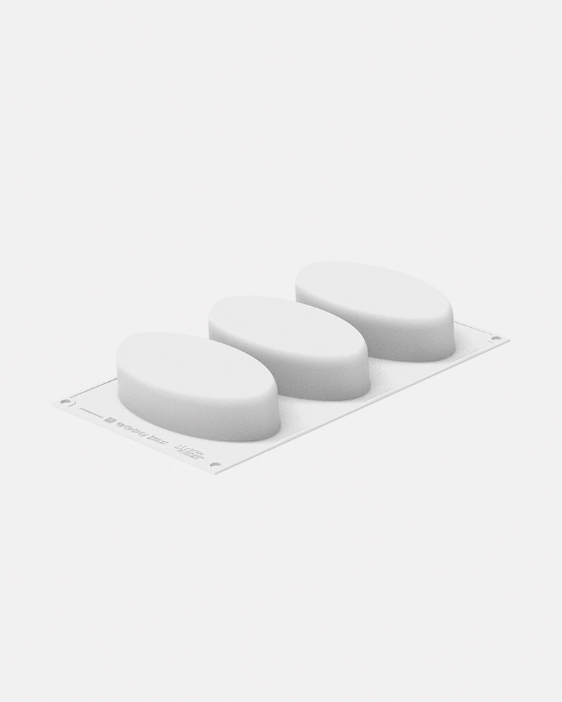 Molde de Silicona Ovalado para hacer Entremets