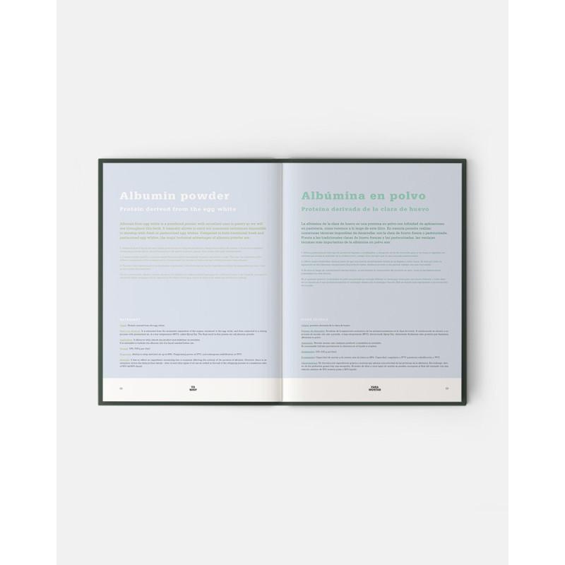 Evolution book by Jordi Puigvert.  Technological ingredients in pastry