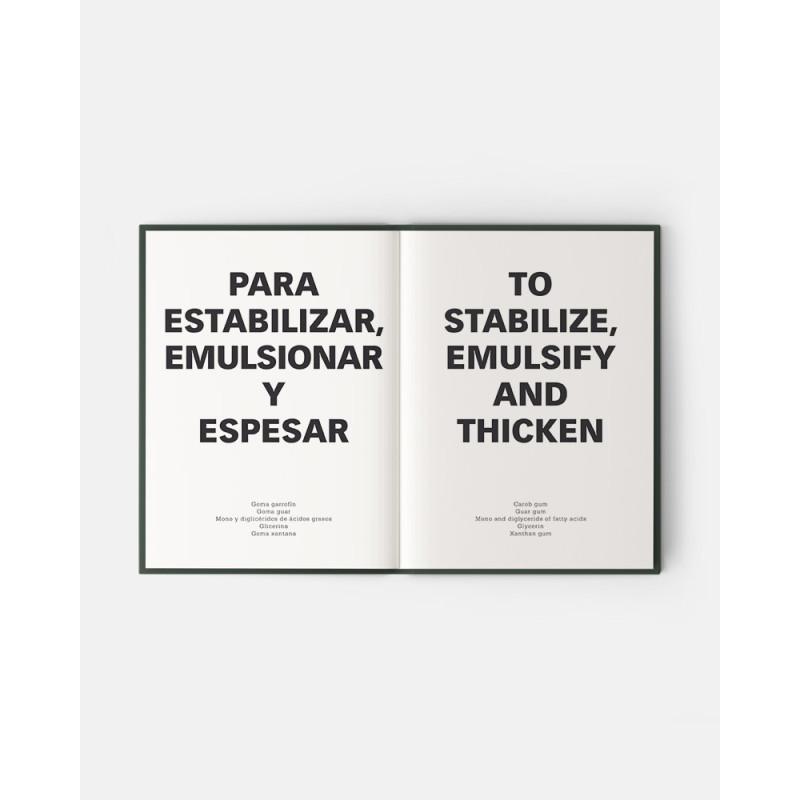 Evolution book by Jordi Puigvert.  Technological ingredients in pastry