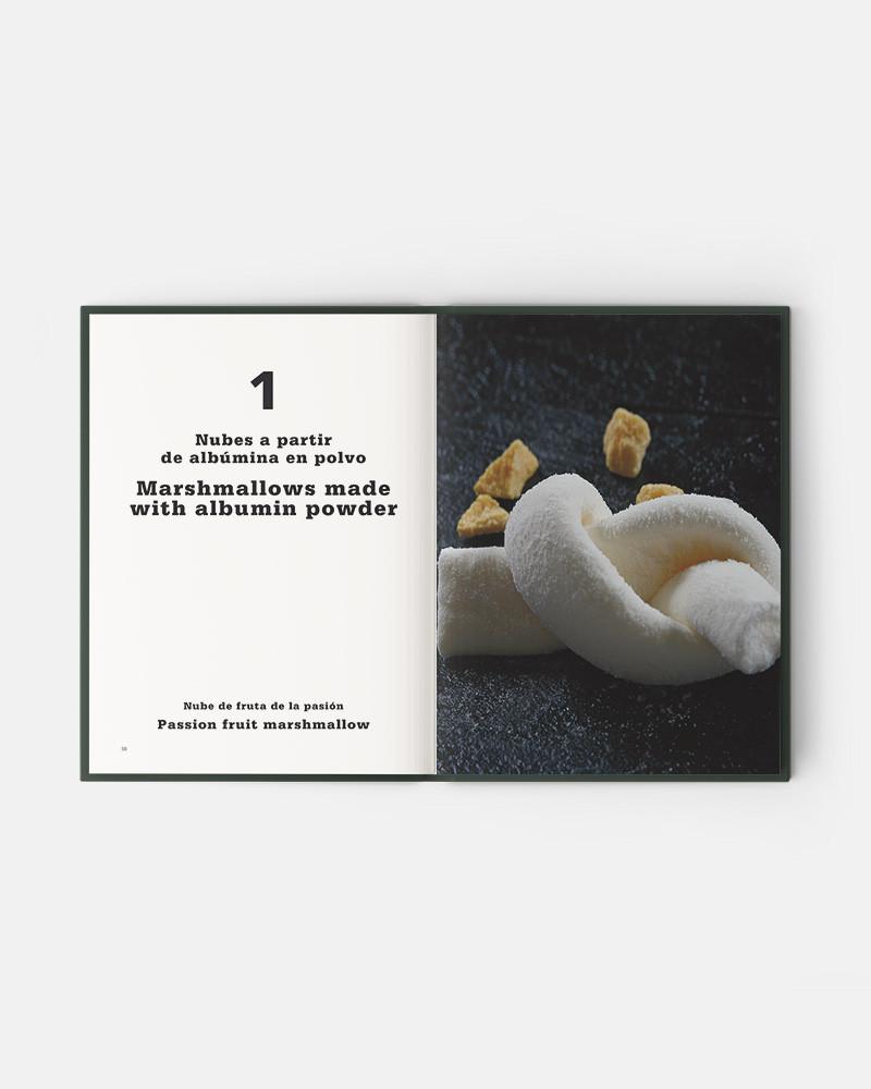 Evolution book by Jordi Puigvert.  Technological ingredients in pastry