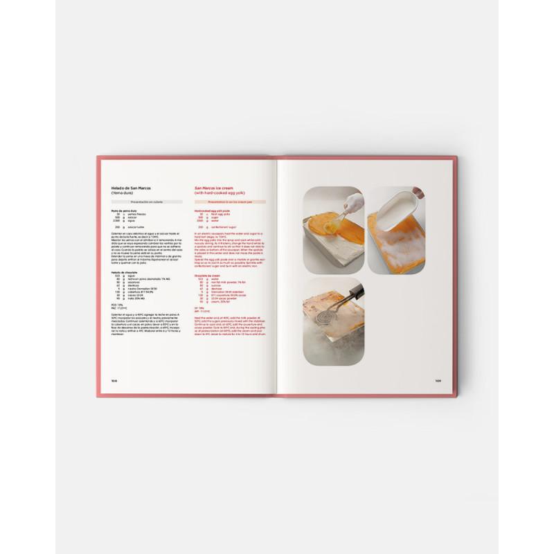 MÁS book by Mario Masiá. Artisan toppings and marble decoration for the ice cream