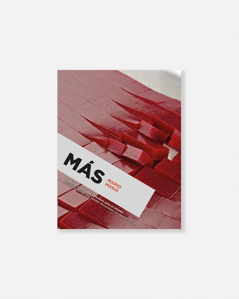 MÁS book by Mario Masiá. Artisan toppings and marble decoration for the ice cream