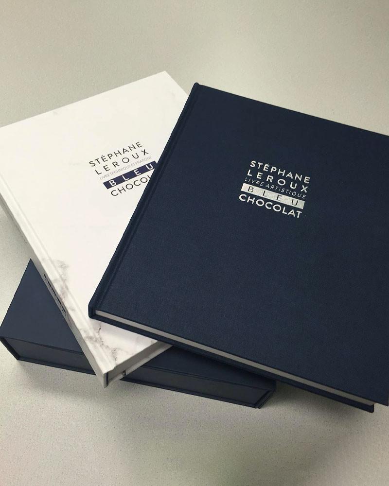 Libro Bleu Chocolat de Stéphane Leroux
