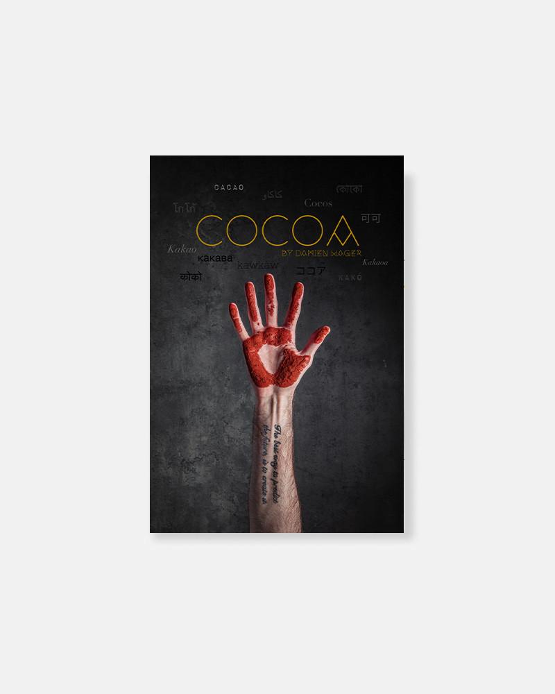 Cocoa book by Damien Wager. Petit Gateaux, Macarons, Tarts, Snacks, Macarons, Vegan creations and Travel-Cakes recipes