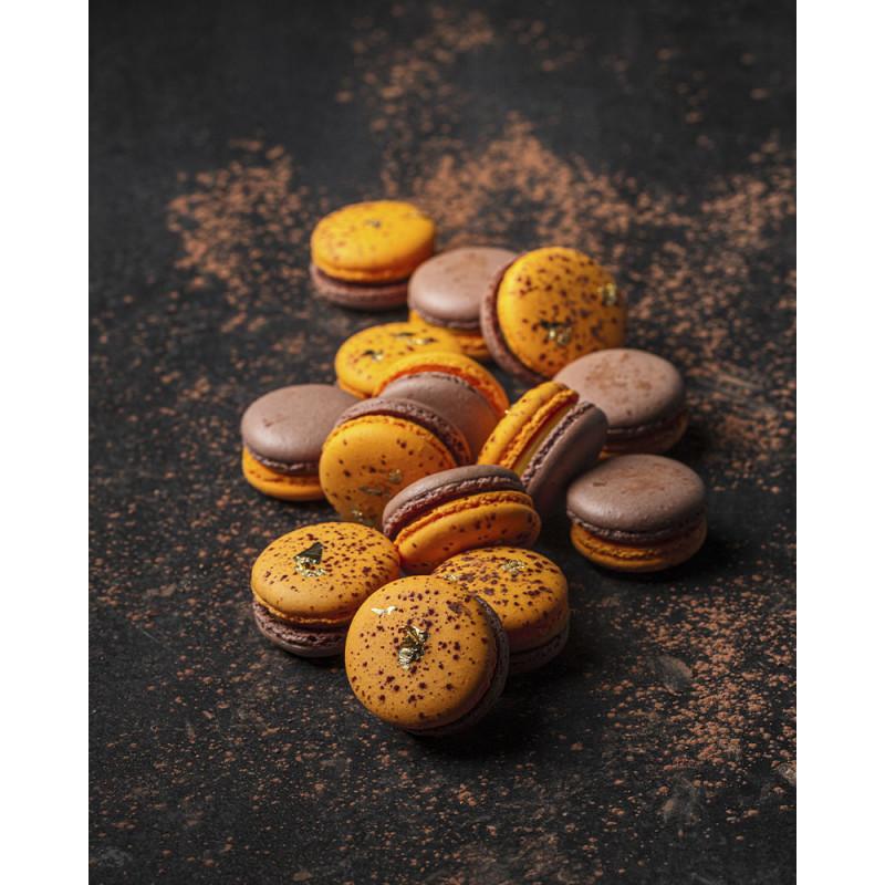 Cocoa book by Damien Wager. Petit Gateaux, Macarons, Tarts, Snacks, Macarons, Vegan creations and Travel-Cakes recipes