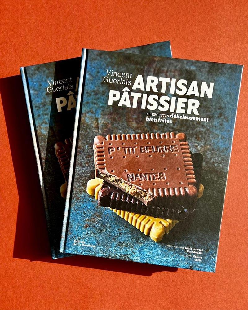 Artisan Pâtissiers libro de Vincent Guerlais. Libro de pastelería francesa