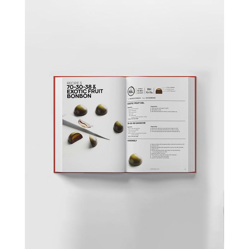 The Chocolatier's Kitchen book by Davide Comaschi with chocolate recipes