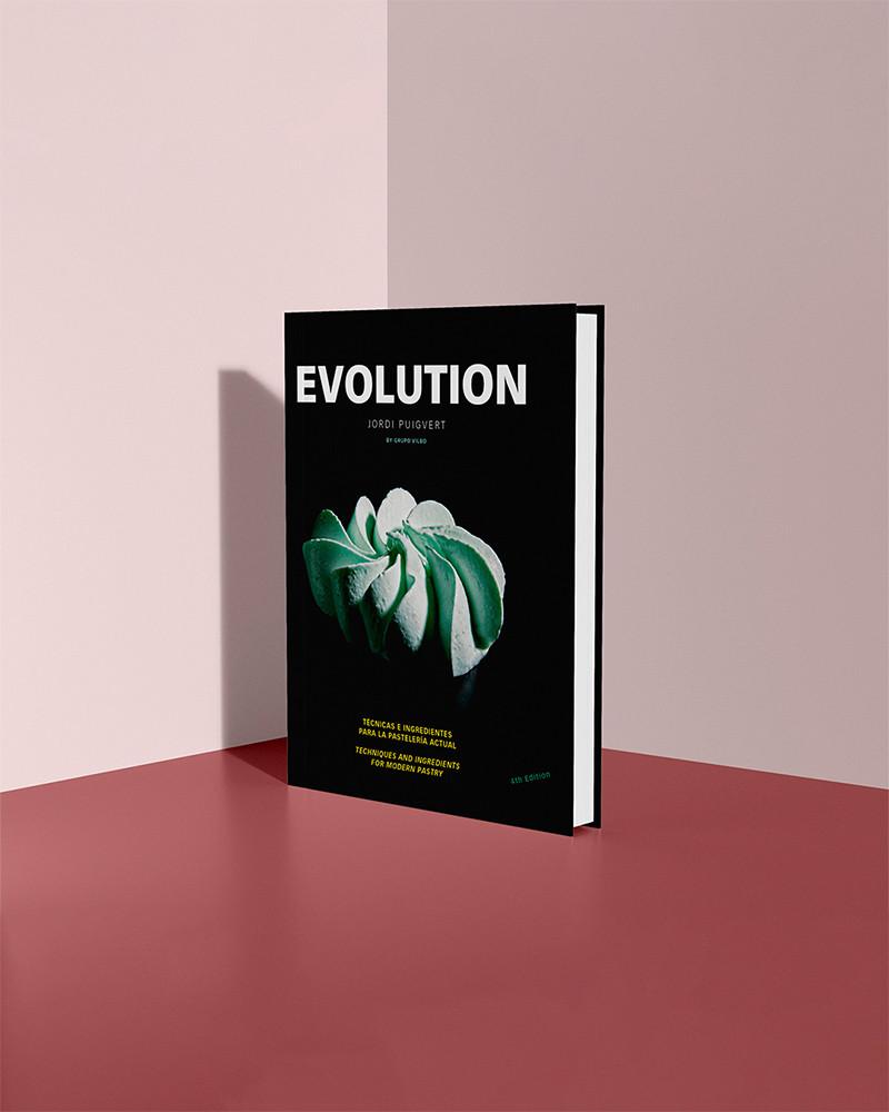 Evolution libro de Jordi Puigvert. Técnicas e ingredientes para la pastelería actual