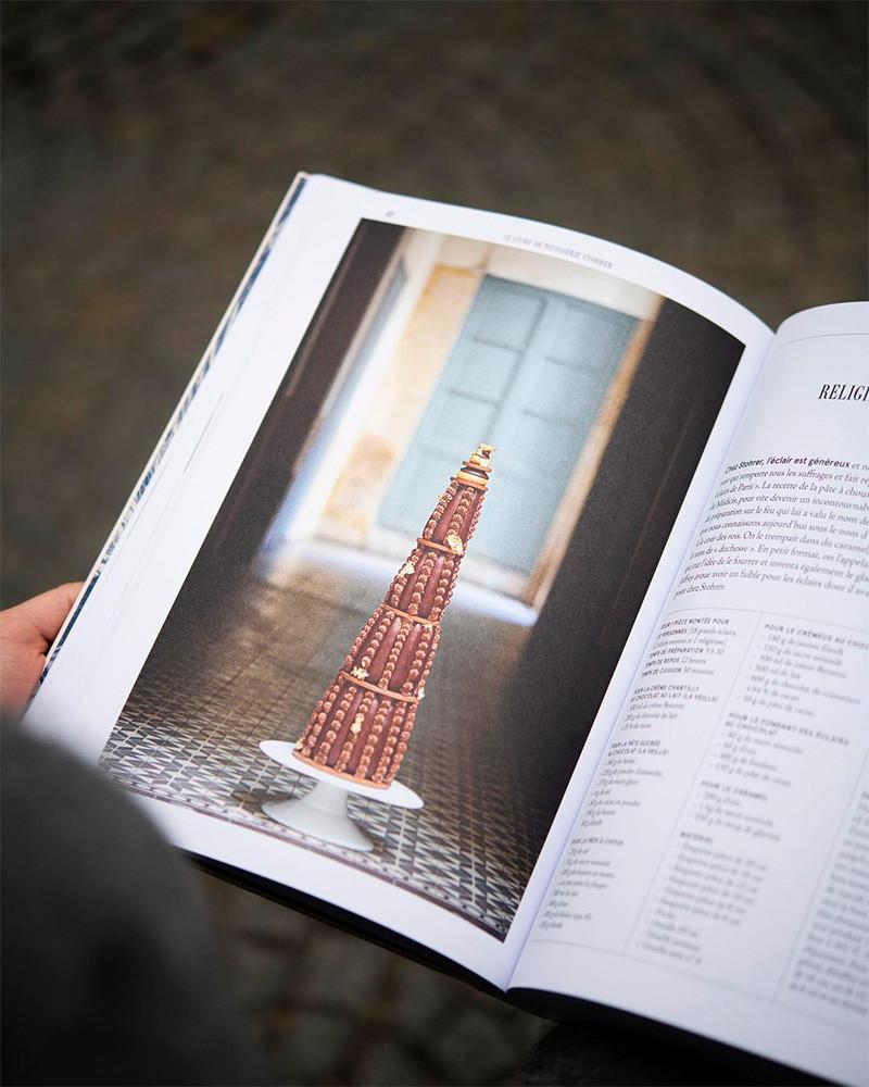 Le livre de pâtisserie Stohrer par Jeffrey Cagnes. Livre de pâtisserie française classique