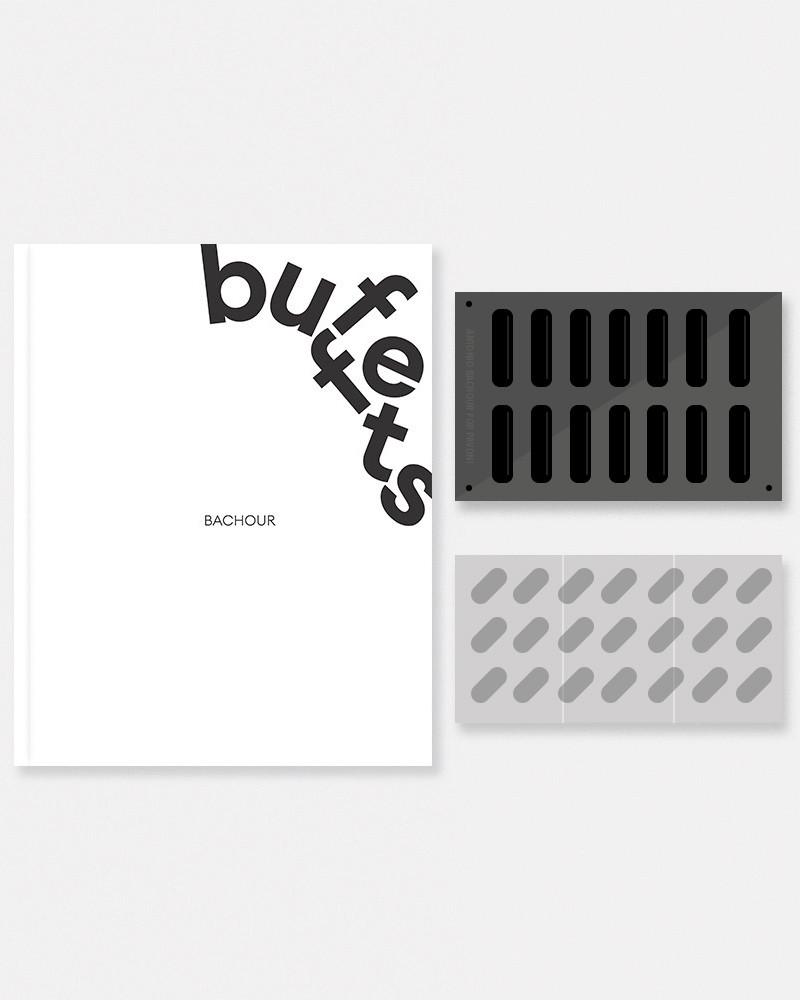 Pack Bachour Buffets book with his two signature molds PC46 and PX4353S.