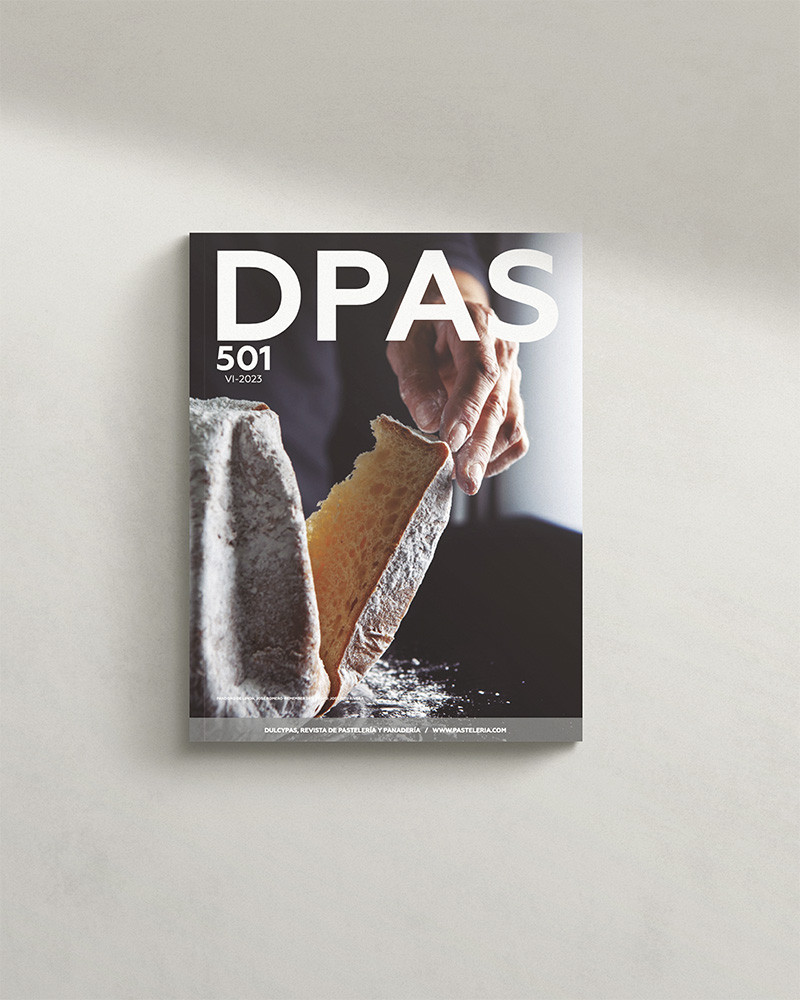 Dulcypas 501 Magazine. Best haute pastry magazine. Pastry recipes. Panettone, nougat, roscón, breads and doughs.