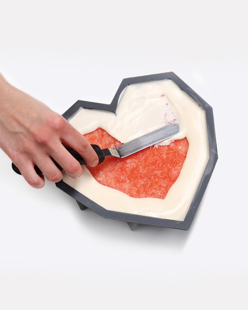 Mold Heart Cake by Dinara Kasko