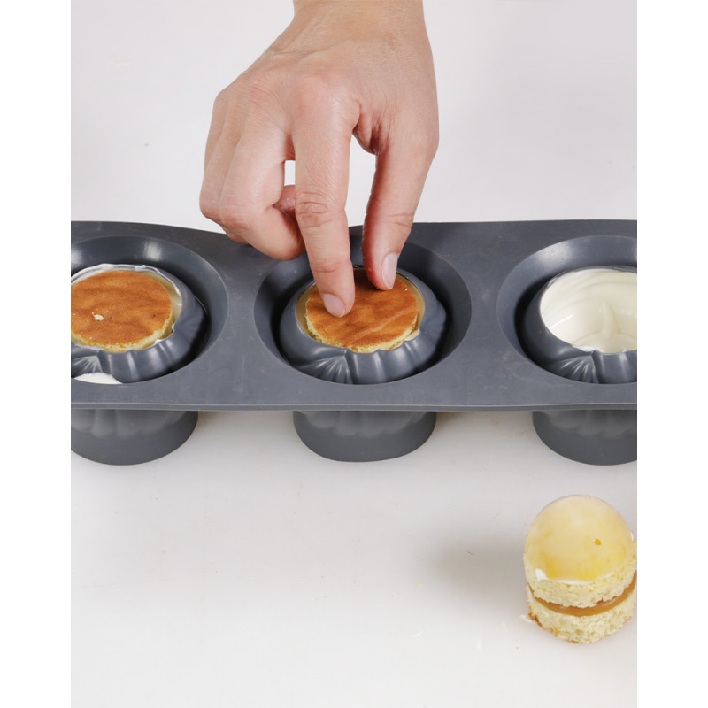 Silicone Pastry Mould for cake Mini Dunes by Dinara Kasko