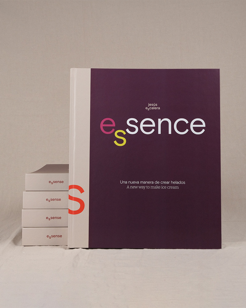 Essence Book by Jesús Escalera, The importance of aromas in the creation of new ice creams and desserts