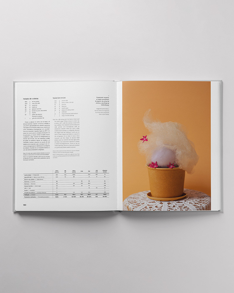 Libro Essence de Jesús Escalera. Una nueva manera de crear helados. Crear aromas en la gastronomía