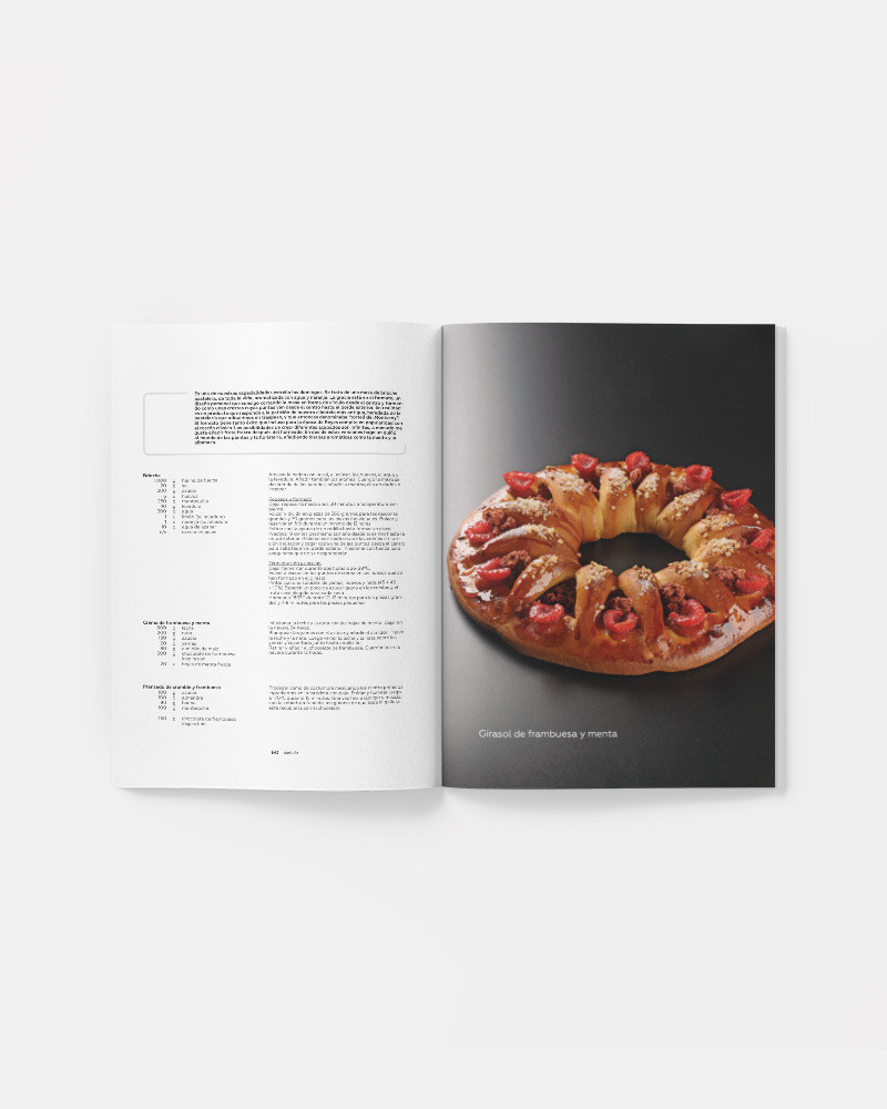 Dulcypas 506. Haute patisserie magazine. Cheesecake recipe.