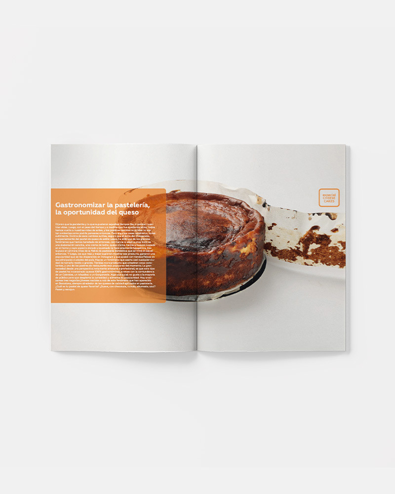 Dulcypas 506. Haute patisserie magazine. Cheesecake recipe.